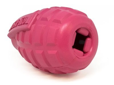 USA-K9 Puppy Grenade Durable Rubber Chew Toy & Treat Dispenser for Teething Pups