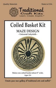 Coiled Basket Kit - Maze Design