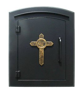 Manchester Non-Locking Column Mount Mailbox With Logo