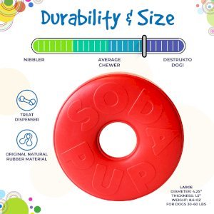 Life Ring eDispener Durable Rubber Chew Toy & Treat Dispenser