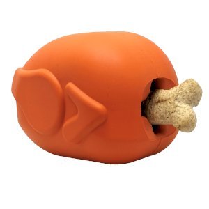 Roasted Turkey Dog Chew Toy & Treat Dispenser