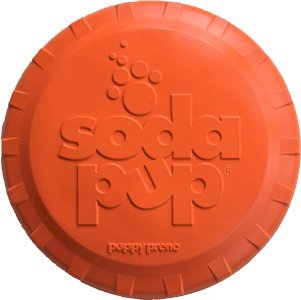 Bottle Top Flyer Durable Rubber Retrieving Frisbee