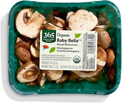 Organic Baby Bella Sliced Mushrooms