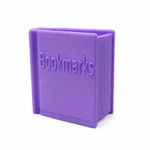 3D Printed Book-Shaped Bookmark Holder, Desktop Pen Holder And Stationery Organizer, Large Capacity Book Style Storage Cup For Office School Desk
