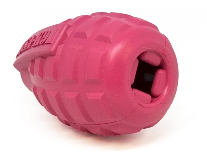USA-K9 Puppy Grenade Durable Rubber Chew Toy & Treat Dispenser for Teething Pups