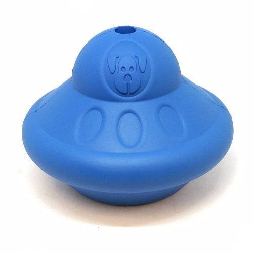 SN Flying Saucer Durable Rubber Chew Toy & Treat Dispenser