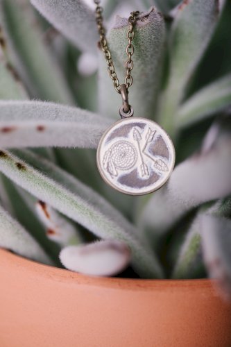Oklahoma State Token Necklace