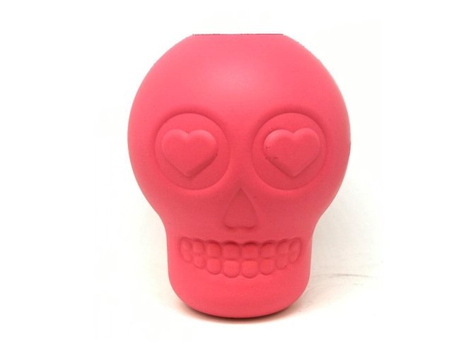 Sugar Skull Dog Chew Toy & Treat Dispenser