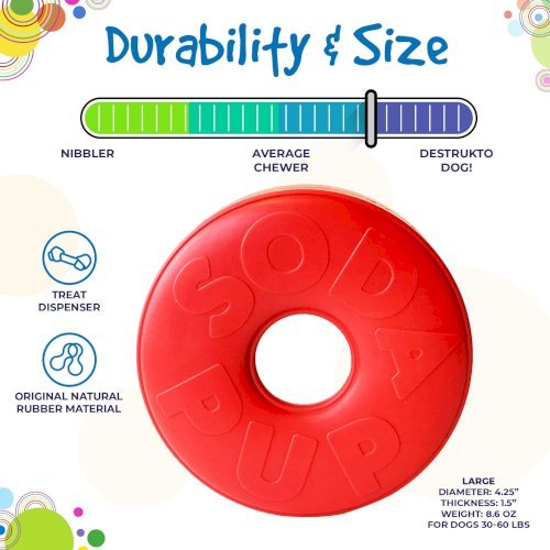 Life Ring eDispener Durable Rubber Chew Toy & Treat Dispenser