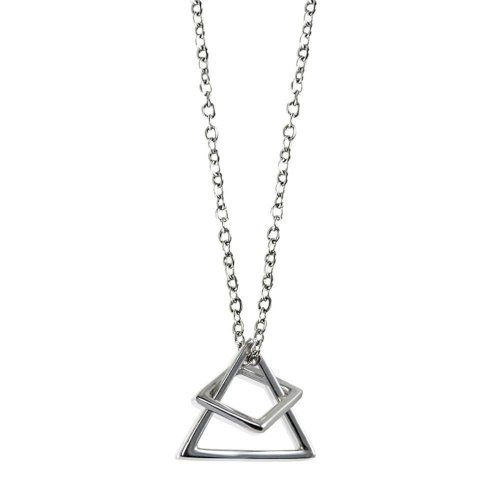 Sterling Silver Geo Game Necklace