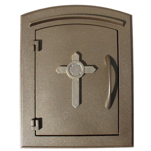 Manchester Non-Locking Column Mount Mailbox With Logo